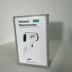 Infrared Thermometer white and‎ purple new in box and another use (2x1)